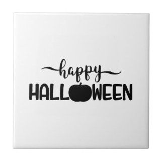 Happy Halloween t shirts halloween Tile