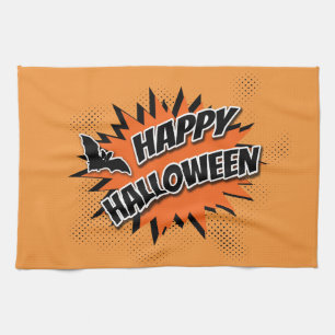 Happy Halloween Tea Towel