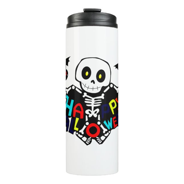 happy halloween                          thermal tumbler (Front)