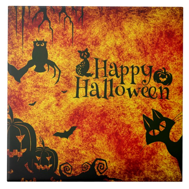 Happy Halloween Tile (Front)