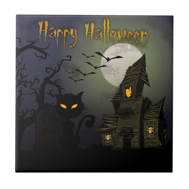 Happy Halloween Tile (Front)