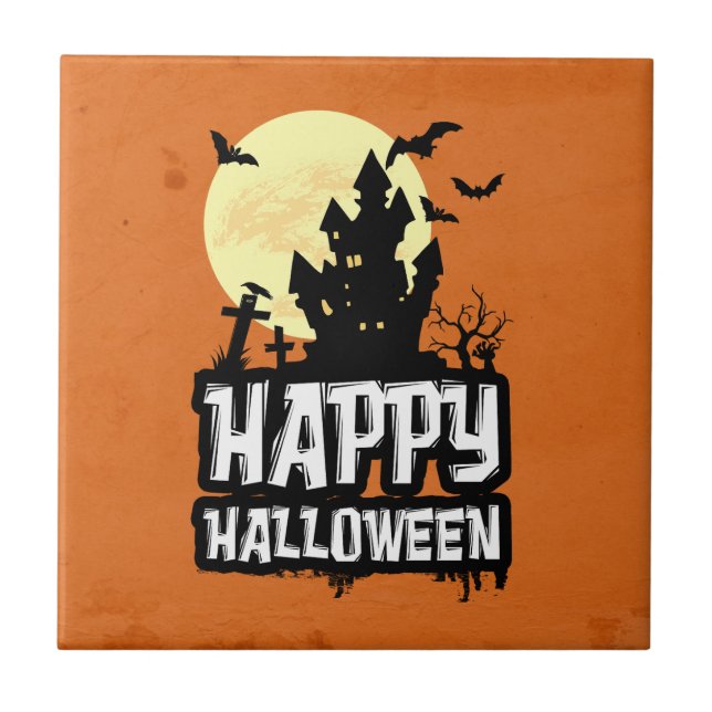 Happy Halloween Tile (Front)