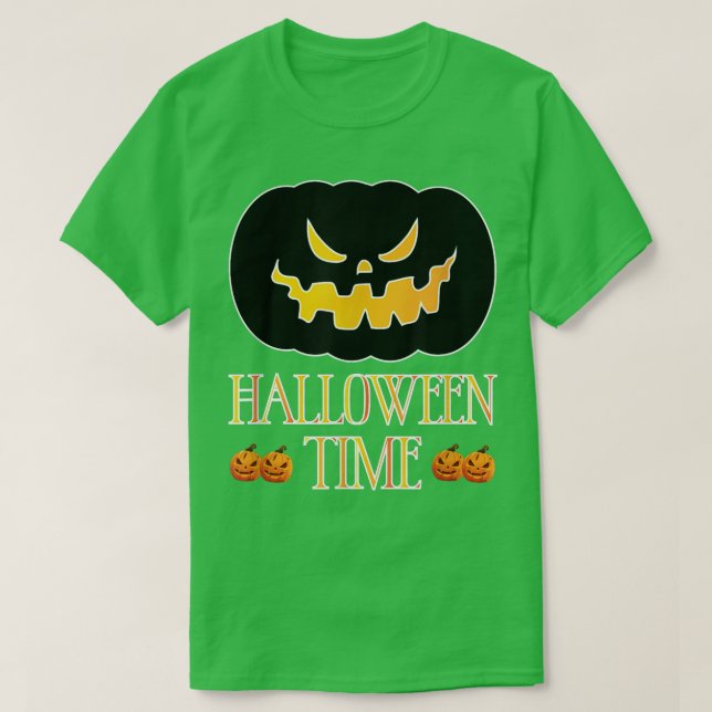 HAPPY HALLOWEEN TIME 1560 T-Shirt (Design Front)