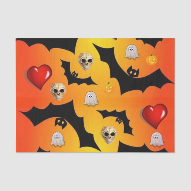 Happy Halloween Tissue Paper (Front)