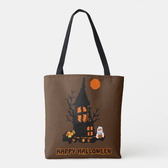 Happy Halloween Tote Bag (Back)