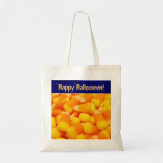 Happy Halloween Tote Bags Candy Corn Treats
