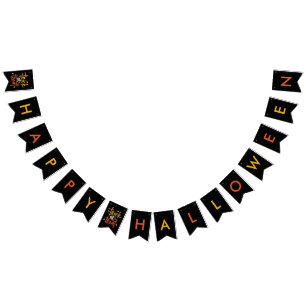 Happy Halloween Trick or Treat Candy Corn Party Bunting