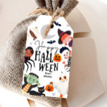 Happy Halloween Trick or Treat Kids Ghost Birthday Gift Tags<br><div class="desc">♥ A perfect addition to your Halloween Favours.</div>