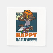 Happy Halloween! Trick Or Treat Little Werewolf