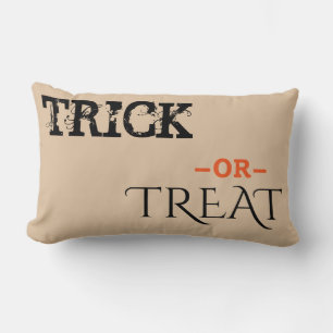 Happy Halloween Trick or Treat Lumbar Cushion