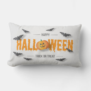 Happy Halloween Trick or Treat Lumbar Cushion