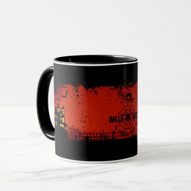 Happy Halloween Trick or Treat Mug (Front Left)