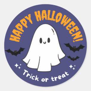 Happy Halloween Trick or Treat Packaging label