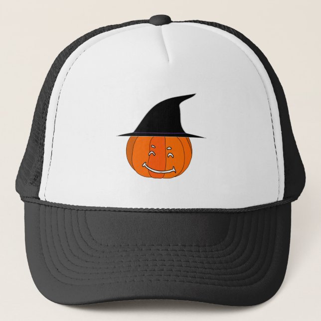 Happy Halloween Trucker Hat (Front)