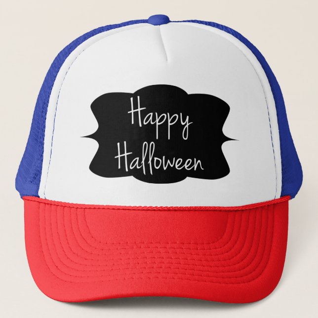 Happy Halloween Trucker Hat (Front)