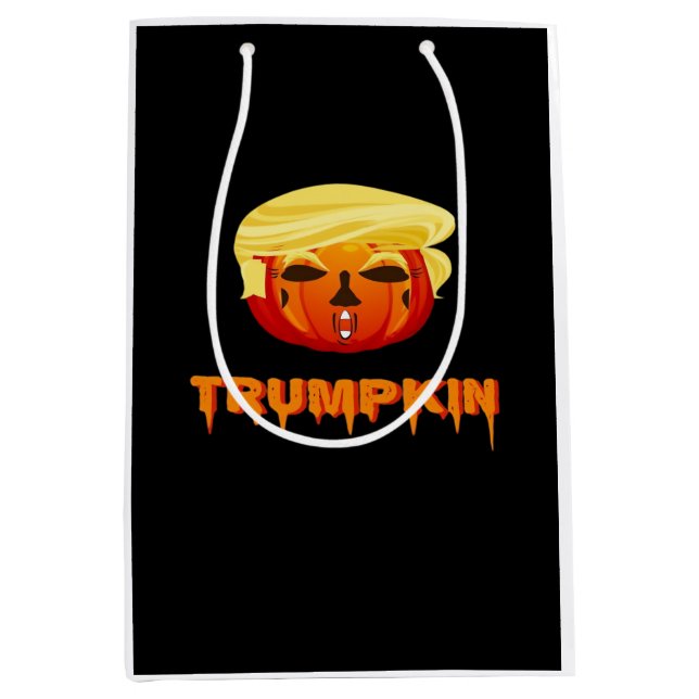 Happy Halloween - Trumpkin Classic Medium Gift Bag (Front)