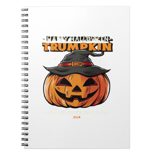 Happy Halloween Trumpkin Classic Notebook (Front)