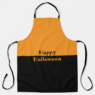 Happy Halloween Two Tone Apron 