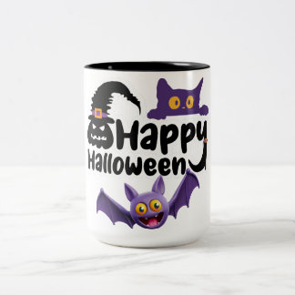 Happy Halloween Two-Tone Coffee Mug