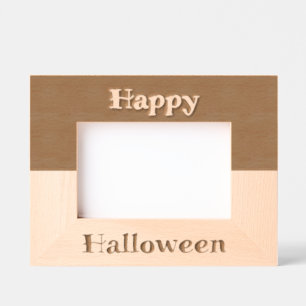 Happy Halloween Two Tone Picture Frame 