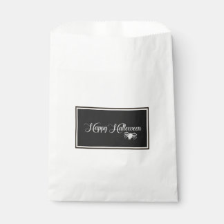 Happy Halloween Typography Favour Bags