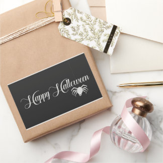 Happy Halloween Typography Rectangular Sticker