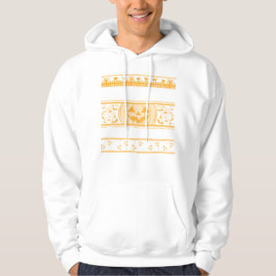 Happy Halloween Ugly ter Design Pumpkins Hoodie