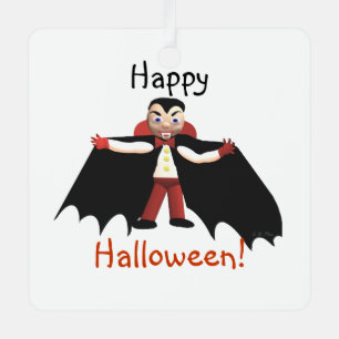 Happy Halloween Vampire Metal Tree Decoration