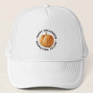 Happy Halloween white  cap