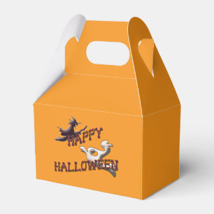 Happy Halloween Witch and Ghost Spooky Customised Favour Box