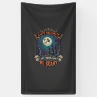 Happy Halloween Witch Castle Skulls Fat Drink Be S