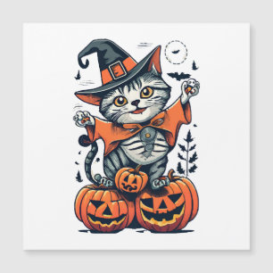 Happy Halloween Witch Cat