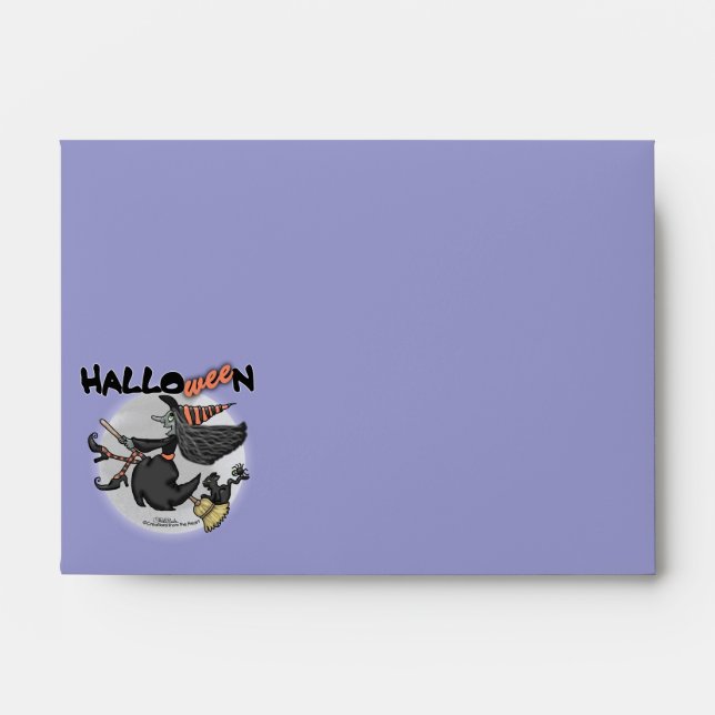 Happy HalloWEEn Witch Envelopes (Front)