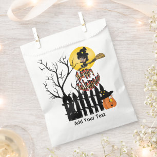 Happy Halloween Witch  Favour Bags