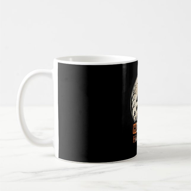 Happy Halloween Witch Moon Cemetery Design_1 Coffee Mug (Left)