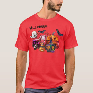 Happy Halloween Witch Pumpkin Autumn Fall Holiday T-Shirt