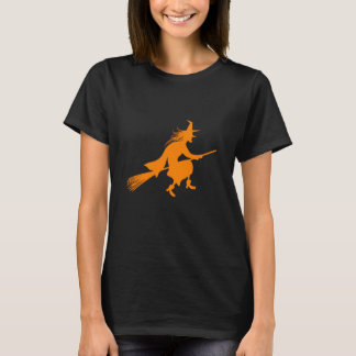 Happy Halloween witch silhouette gift T-Shirt