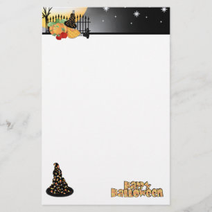 Happy Halloween Witch Stationery