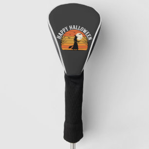 Happy Halloween Witch Sunset Design_1 Golf Head Cover