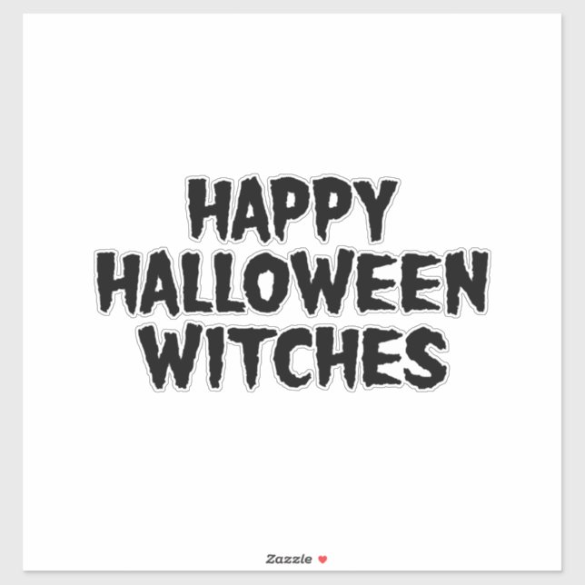 Happy Halloween Witches (Sheet)