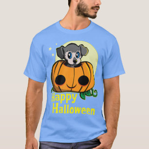Happy Halloween with a Cute Pumpkin Puppy T-Shirt