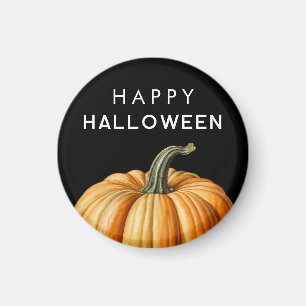 Happy Halloween with big pumpkin Magnet