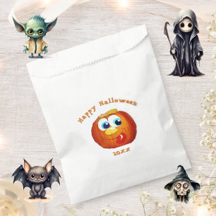 Happy Halloween with Goofy Jack-O-Lantern Favour Bags
