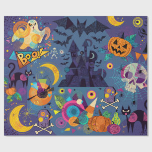 Happy Halloween Wrapping Paper