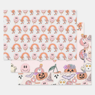 Happy Halloween Wrapping Paper Sheet