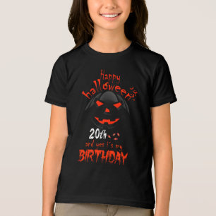 Happy Halloween Yes It's My 20th Birthday Tri-Blend Shirt