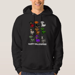 Happy Halloweenie Dachshund Hoodie