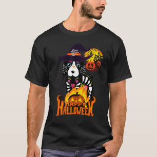 Happy Halloweenie Dachshund Mummy Doxie Dog Trick T-Shirt