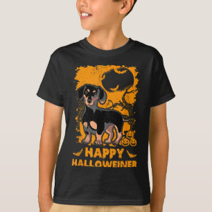 Happy Halloweiner Dachshund Halloween Wiener Dog T-Shirt
