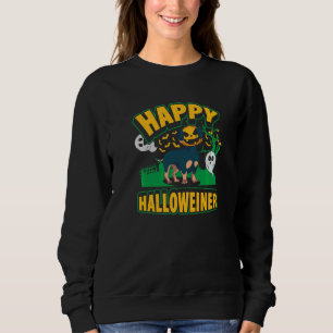 Happy Halloweiner Dog Pet Animal Halloween Weiner  Sweatshirt